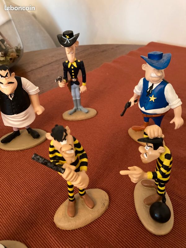 Figurine Atlas Lucky Luke 2003 - Jack & Averell Dalton D'après Marie Leblon - Collection