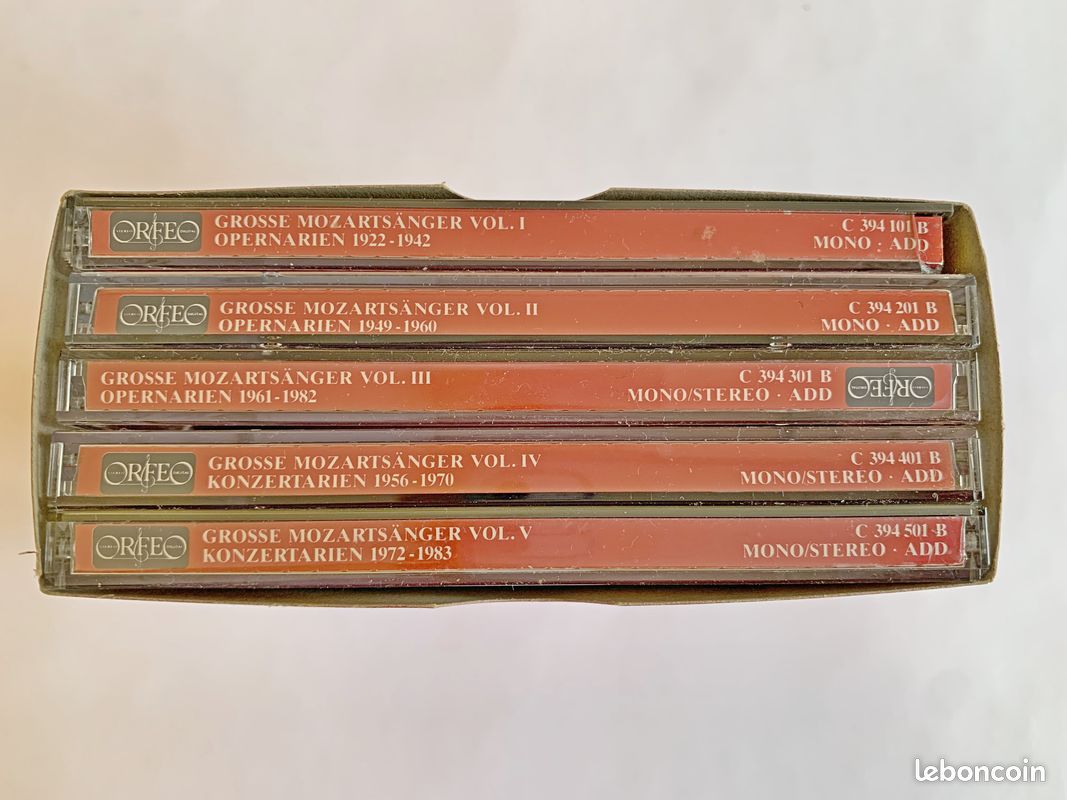 Coffret CD - Les grands chanteurs Mozartiens 1922 – 1983 (image 3)