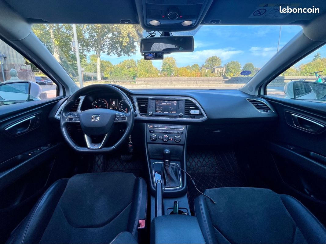 SEAT LEON 1.8 TFSI 180 Start/Stop FR DSG7 / TOIT OUVRANT / FULL ENTRETIENT / FULL LED / JANTES 18 (image 14)