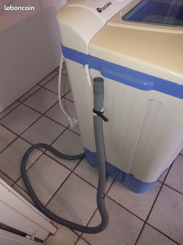 Mini Machine à Laver et à Essorer Tectake - Parfait pour les vacances et les petits espaces (image 2)
