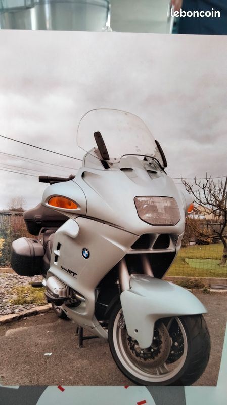 Chariot Range Moto BMW R 1100 RS/RT - Roulettes Déplacement Garage - Gris