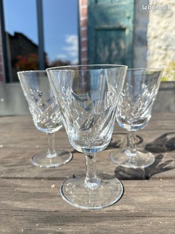 Verre à Eau Cristal Saint Louis – Modèle Tarn, Très Bon état (prix à La Pièce)