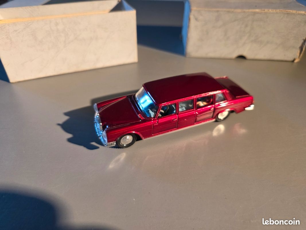 Dinky Toys 128 – Mercedes-Benz 600, Miniature Avec Boîte D'origine, Occasion