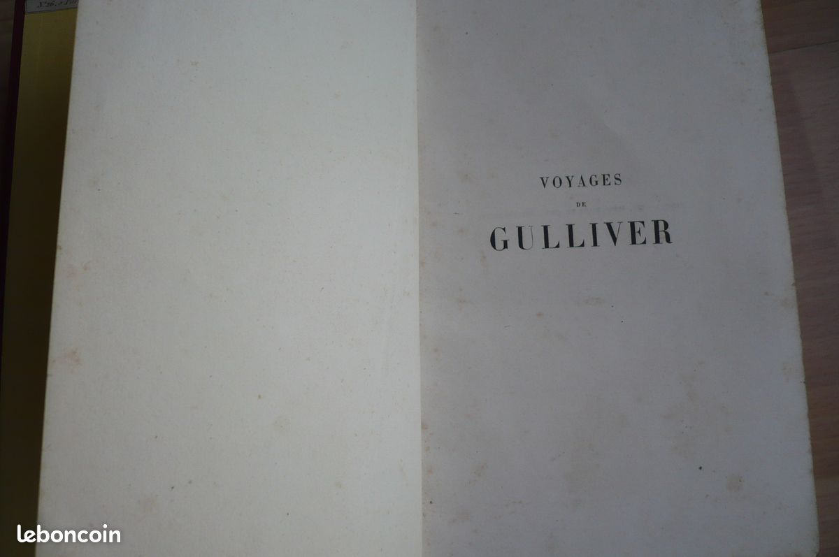 Livre Ancien - Voyages de Gulliver (image 3)