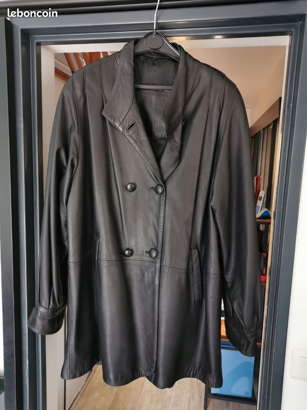 Veste en cuir, Femme, Taille 44/46 Elosegui - Vêtements