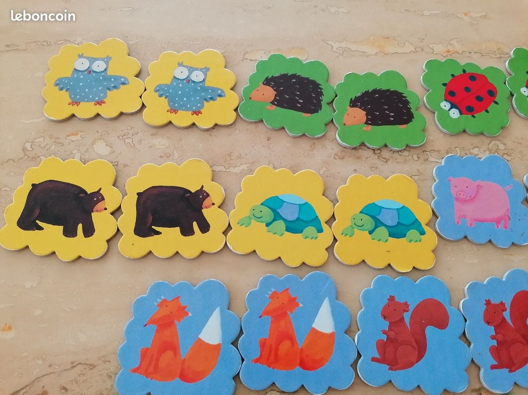 Jeux mémo animaux Djeco (image 3)