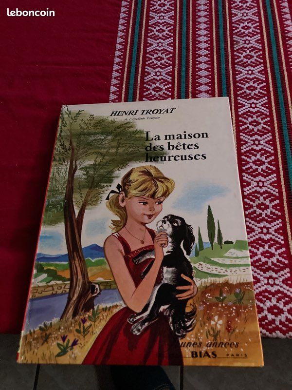 Livre bd la maison des bêtes heureuses henri troyat(cl6) (image 1)