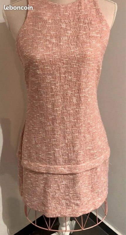 Robe chic Zara rose clair T. M (image 2)