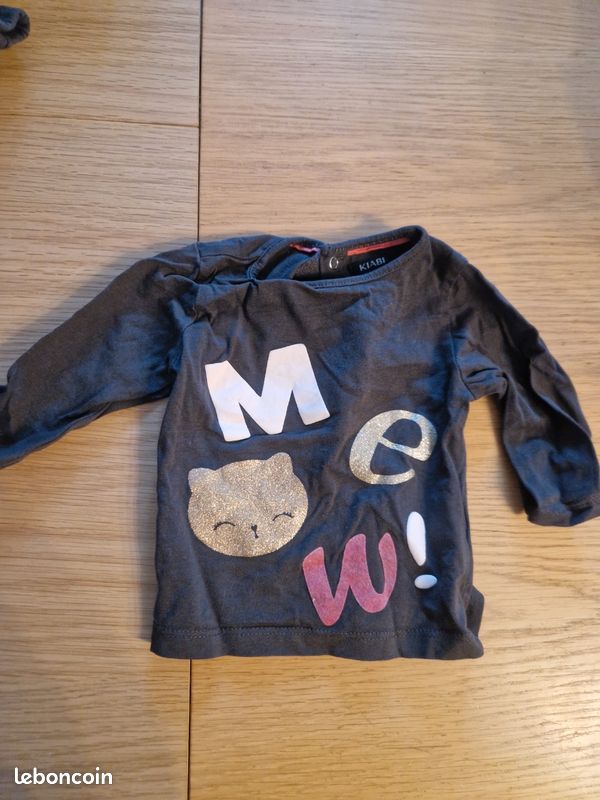 Tee-shirt taille 3 mois (image 1)