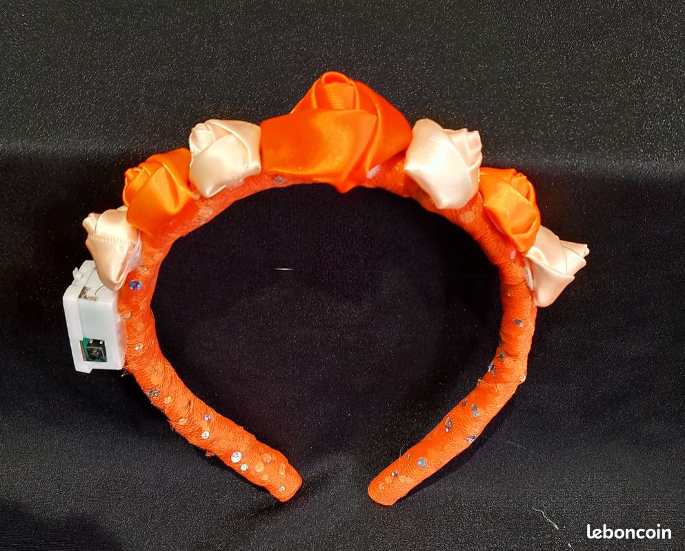 HAUT-DE-FORME OR PAILLETÉ RUBAN BONNE ANNÉE ADULTE