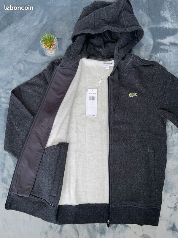 Sweat Zippé Veste Capuche Homme Lacoste Veste Sweat A Capuche