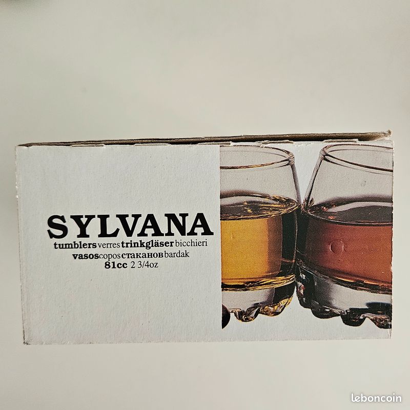 Lot de 6 petits verres Paşabahçe - Modèle Sylvana 81cc - Neufs en boîte (image 8)