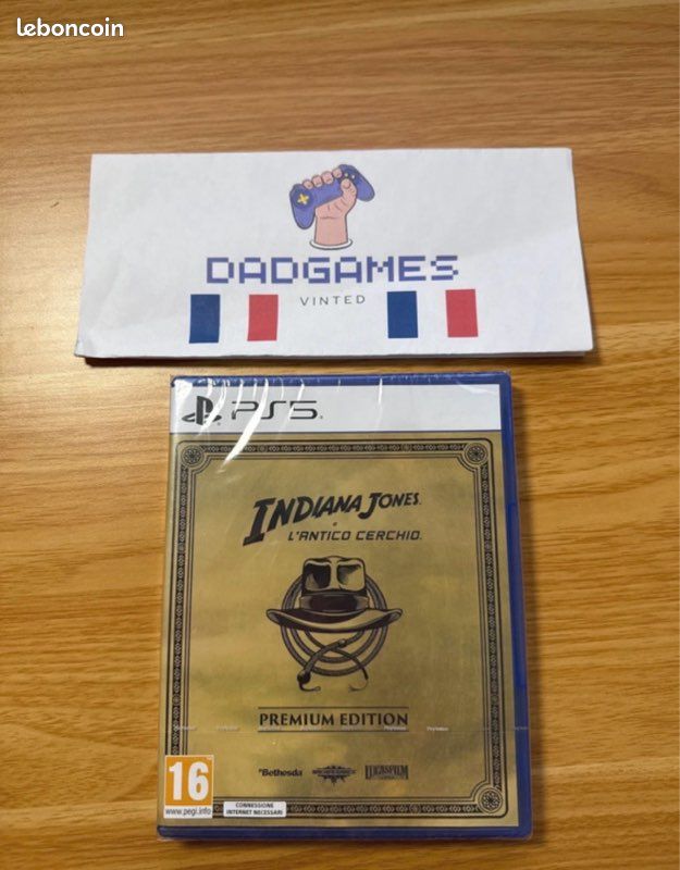 Indiana Jones Et Le Cercle Ancien - Édition Premium PS5 - Neuf Sous Blister - FR