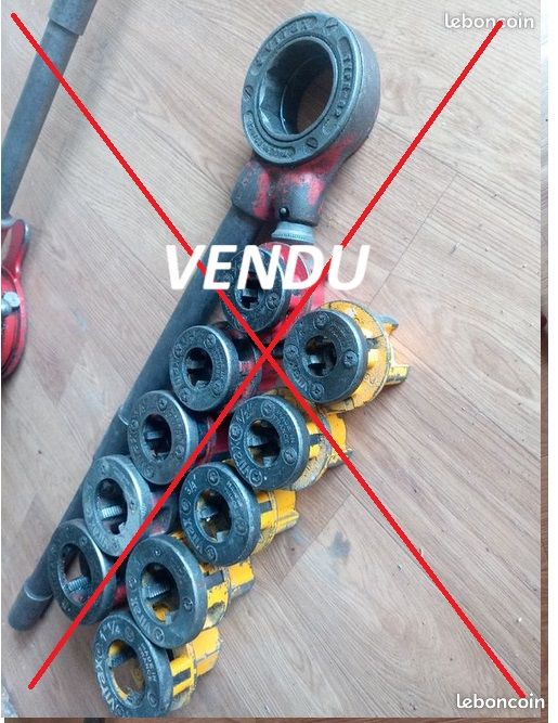 Virax filière tube acier coupe tube Ebavureur (image 9)