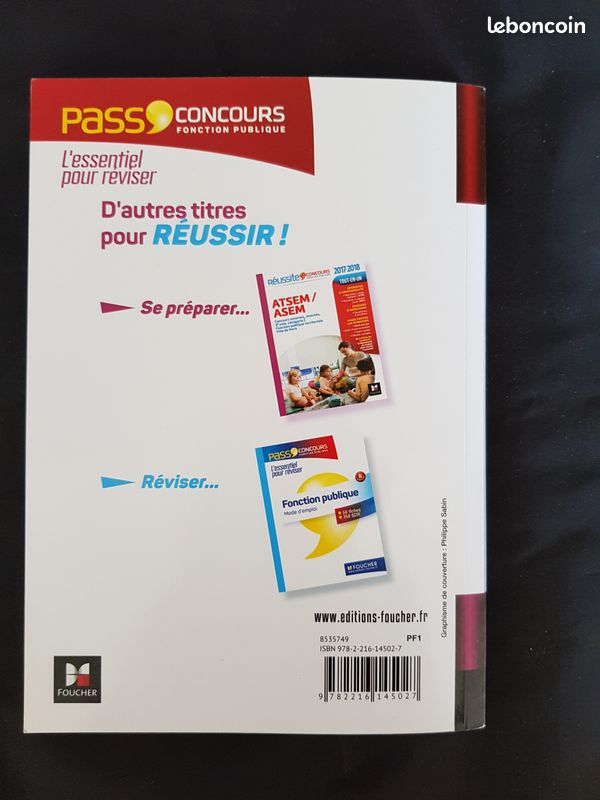 Pass Concours ATSEM Fiches, QCM, Exos FOUCHER (image 2)