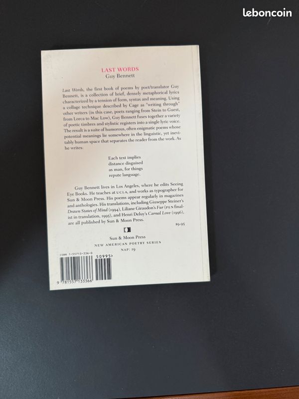 Guy Bennett, Last Words (1998) (image 2)