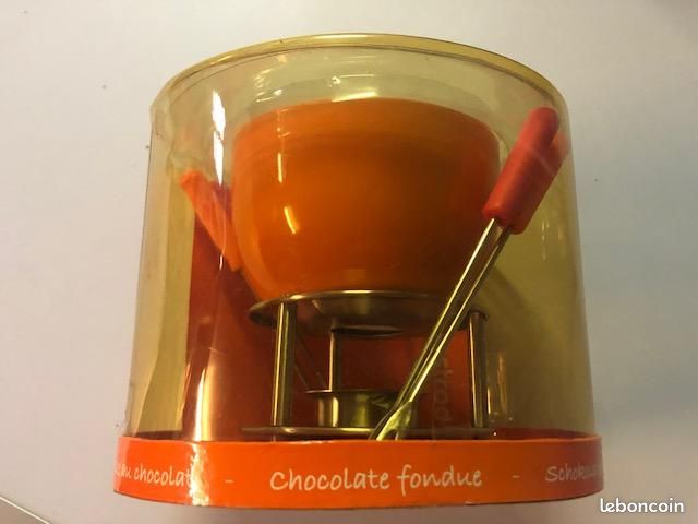 Service vintage a fondue chocolat neuf (image 3)