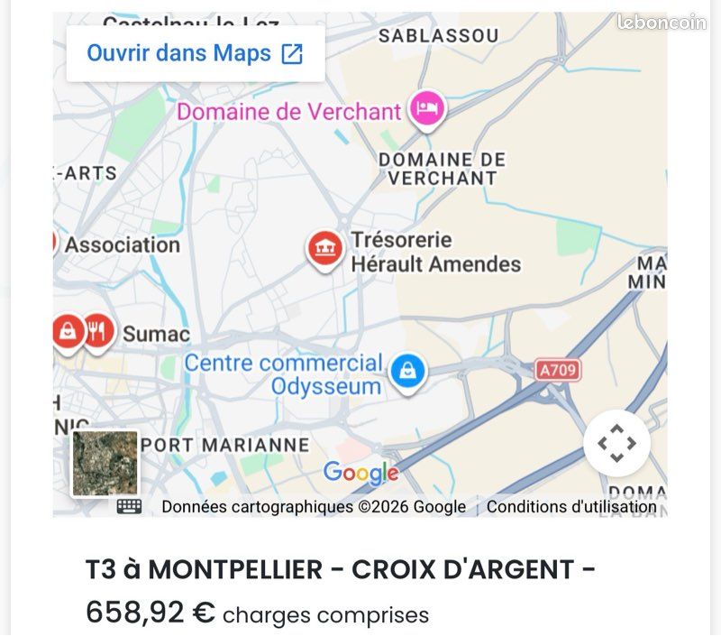 Appartement 3 pièces 86 m² · à Montpellier · 86 m² · 658 €/mois