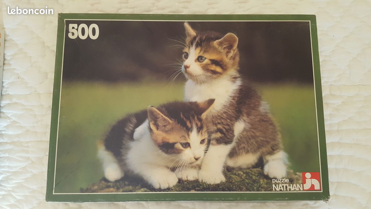 Puzzle 500 pièces chatons (image 1)
