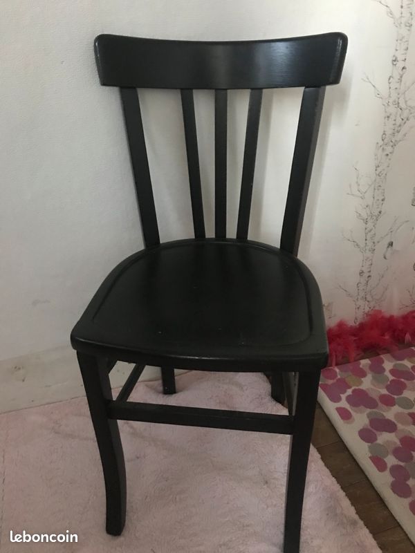 Chaise bois vintage (image 1)
