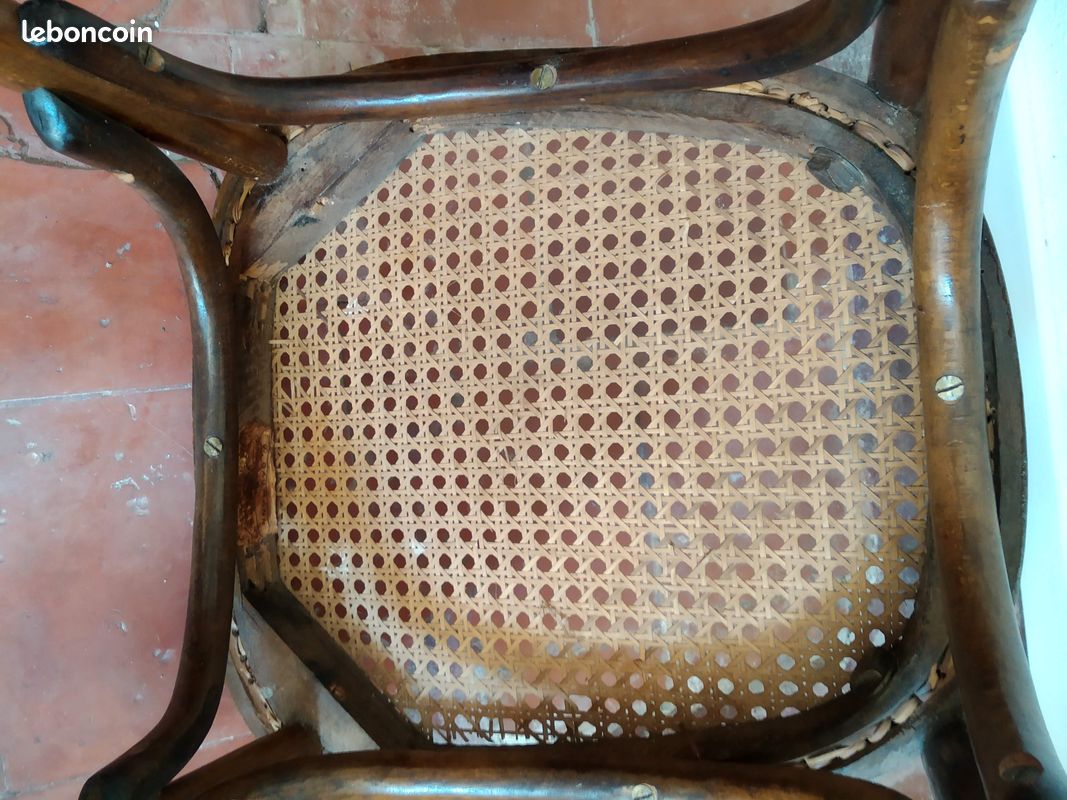 Chaise bistrot Baumann * début XXieme (image 9)
