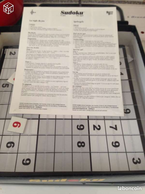 Jeu sodoku (image 3)