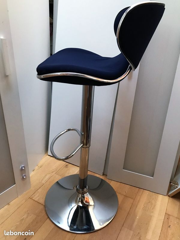 Chaise de bar hauteur réglable, TBE (image 6)