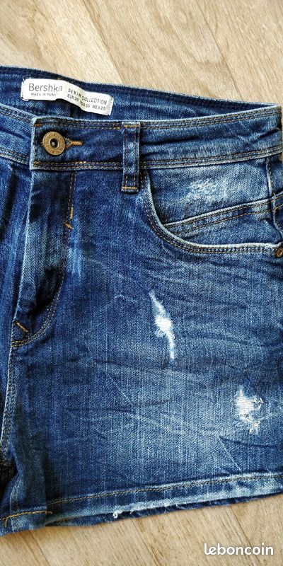 Short jeans destroy 38/M/10 bershka (image 2)