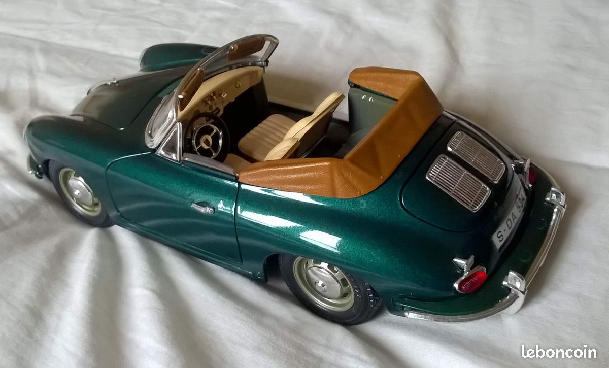 Bburago Porsche 356B Cabriolet 1961 1:18 modré od 1 213 Kč