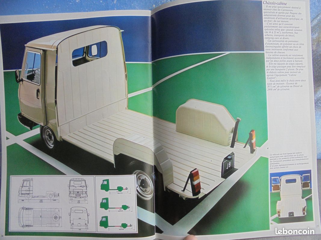 Catalogue brochure de vente peugeot J 9 , 1983 (image 7)