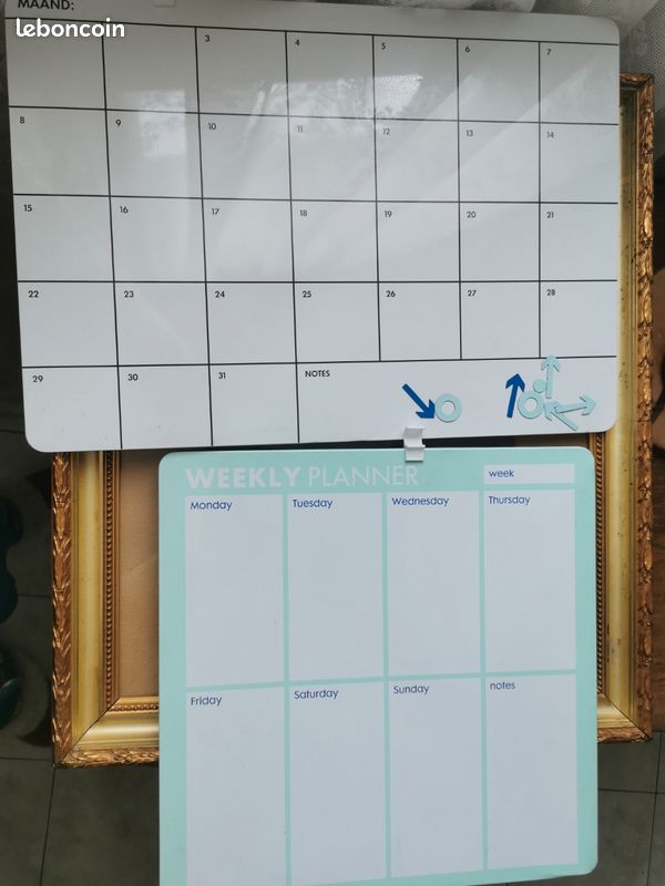 Planificateur tableau blanc x2 (image 2)