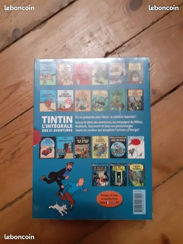 Coffret integral tintin des 21 aventures neuf sous film (image 3)