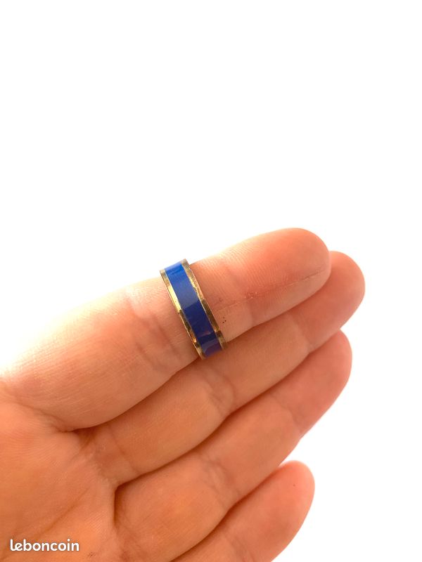 Bague Désigual - Acier Argenté et Bleu (image 7)