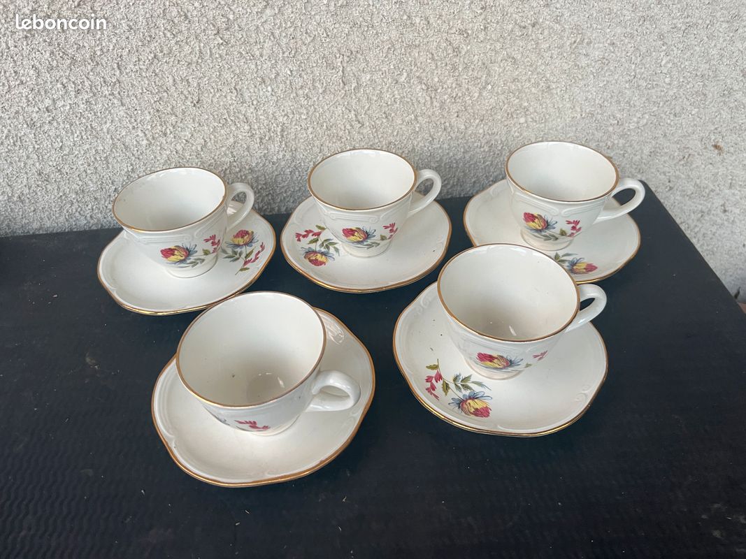 Déco Dinan | Coffret Déjeuner 370ml - Tasse + Soucoupe