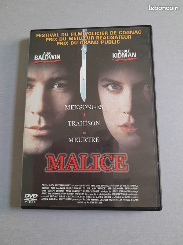 DVD_MALICE avec Alec BALDWIN et Nicole KIDMAN (image 1)