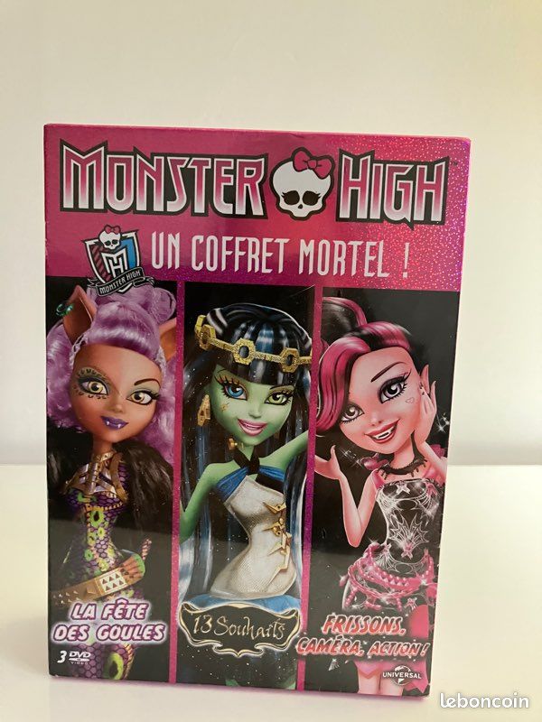 Coffret 3 DVD Monster High neuf (image 1)