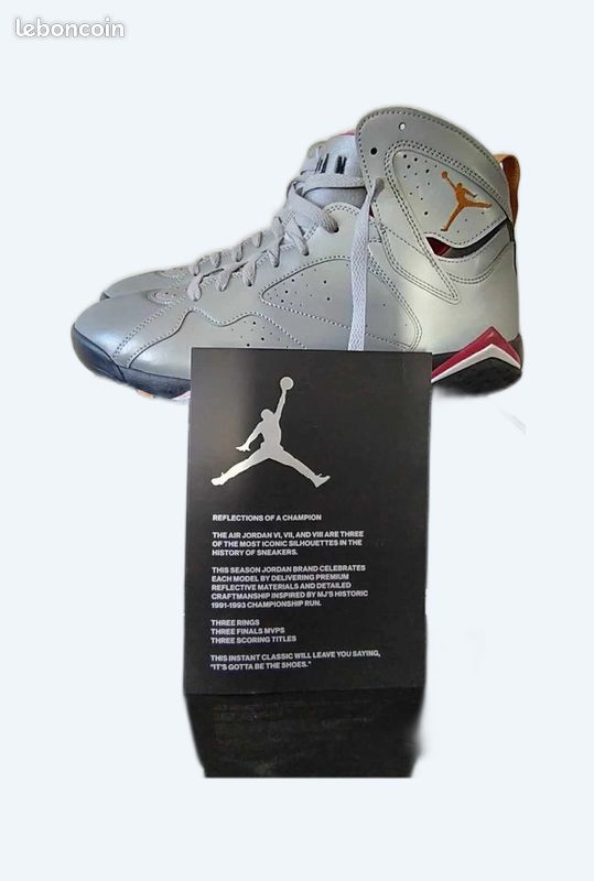 Basketball Jordan Reflective Cardinal Air Jordan VII) Reflective