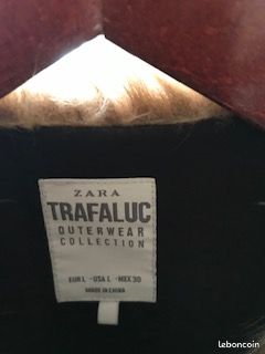 Veste sans manche fausse fourrure ZARA Trafaluc (image 2)