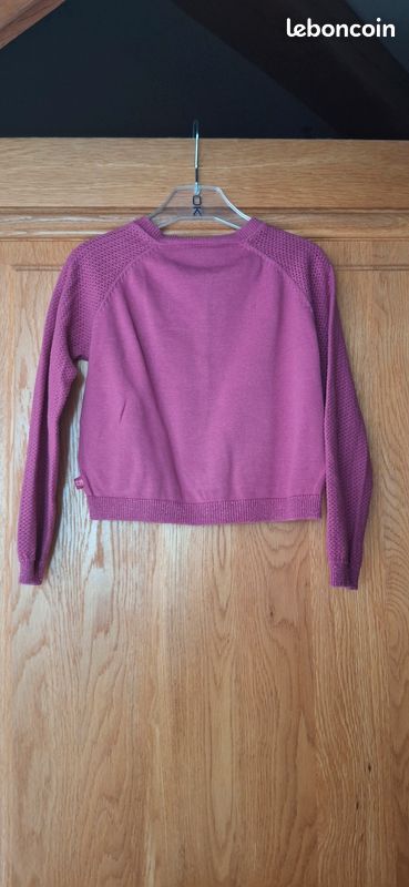 Gilet mauve marque la Compagnie des petits taille 5 ans (image 2)