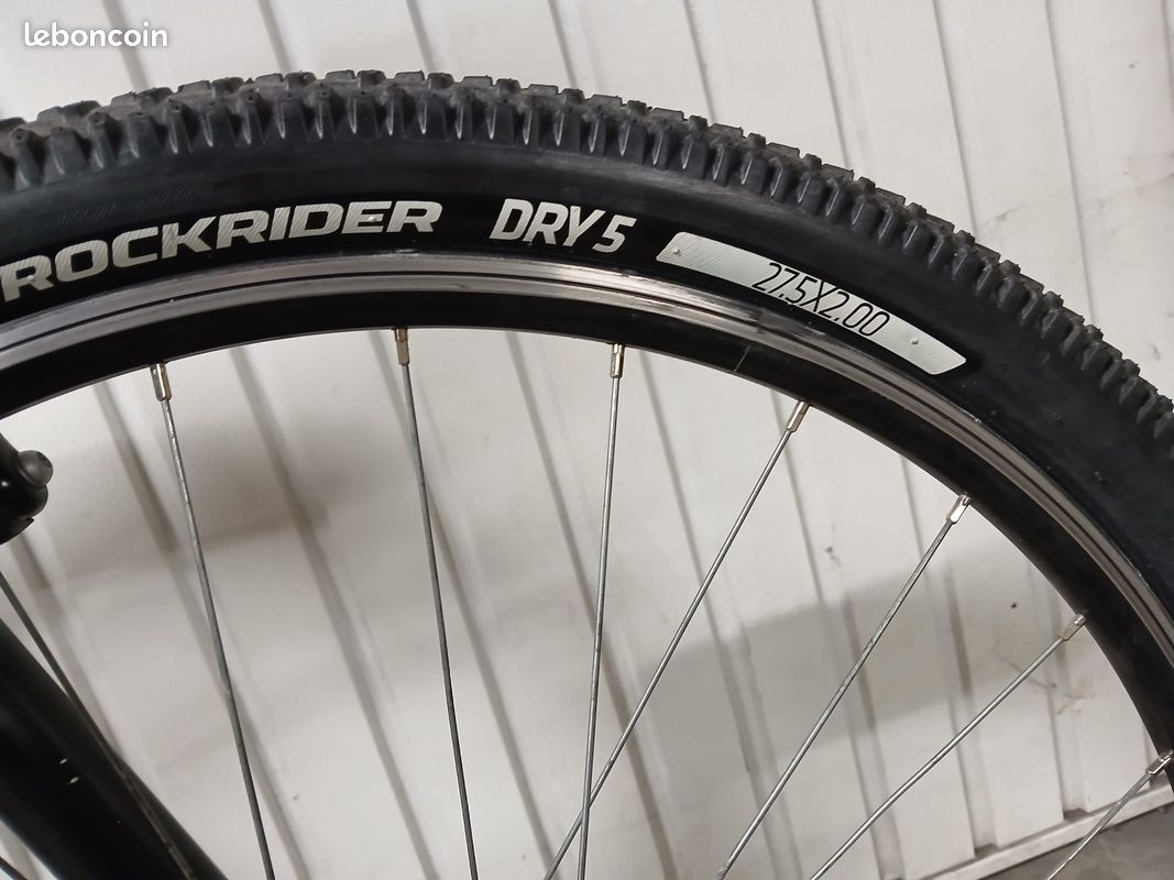 Vélo adulte VTT Alu Rockrider ST100 27,5 pouces Taille L (image 8)