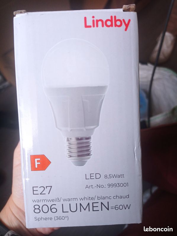 NEUF - Ampoule LED Lindby 8,5 W 806 Lumen (image 1)