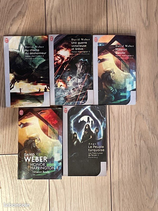5 livres David WEBER J’AI LU (image 1)