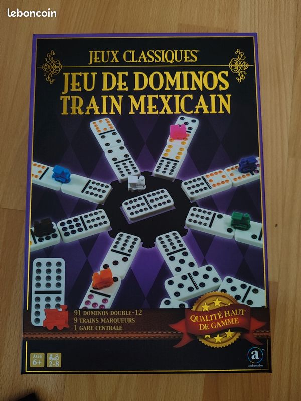 Train Mexicain Classic FR – Jeu De Société Familial 2 à 8 Joueurs, 45 Min, Dès 7 Ans, En Français