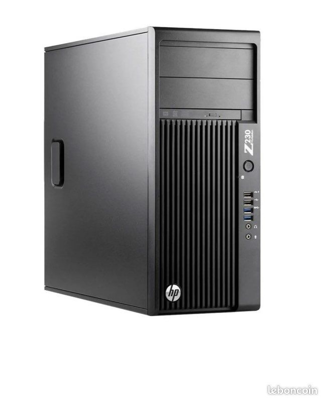 Station de travail HP Z230 Intel Xeon CPU E3-1225 v3 3.2GHz, RAM 16Go, SSD 256 (image 1)