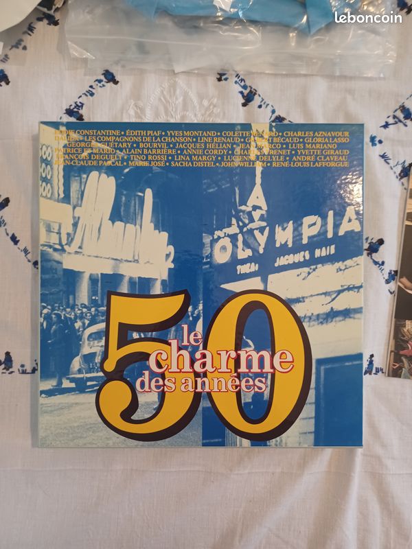 10 vinyles "le charme des années 50" année 1982 (image 1)