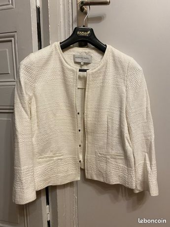 Veste Tweed Gérard Darel Femme - Taille 38 - Noir - État Neuf Sans étiquettes
