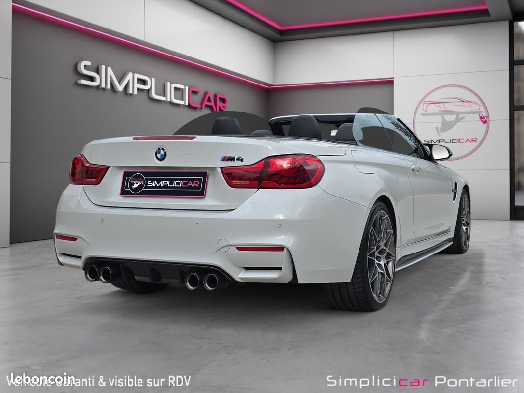 BMW SERIE 4 F83 M4 PACK COMPETITION DKG7 Cabriolet - 3.0i 450Ch - Garantie 12 mois (image 4)