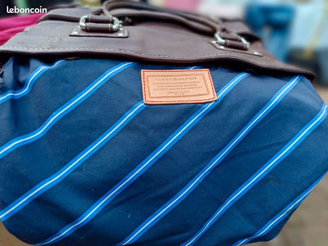 SAC CUIR TOMMY HILFIGER - vintage (image 11)