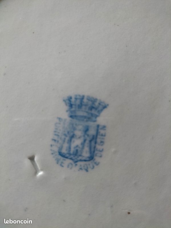 Assiette en porcelaine de Gien (image 2)
