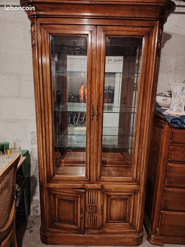 Vitrine merisier (image 1)